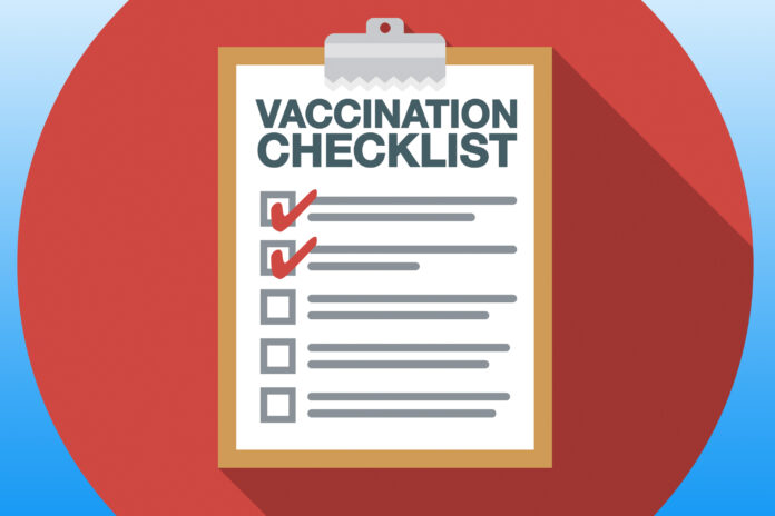 adult vaccination checklist